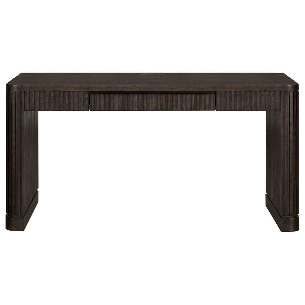 Wycliff Bay Tulane 3-Piece Writing Desk with Bookcase and Lateral File Cabinet Set in Dark Chocolate, , large