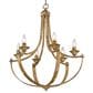Golden Lighting Victoria 6-Light Chandelier in Heirloom Gold, , large