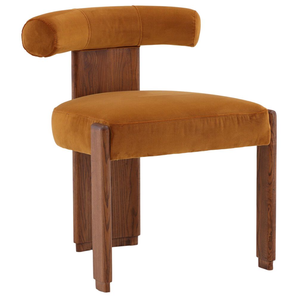 Blue Sun Designs Gwyneth Side Chair in Medium Brown, , large