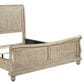 Belle Furnishings Rustic Traditions King Sleigh Bed in Saddle Tan, , large