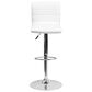 Flash Furniture Adjustable Barstool in White, , large