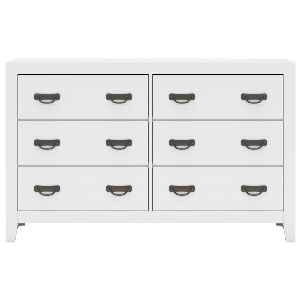 Ashley Binterglen 6-Drawer Dresser in White, , large