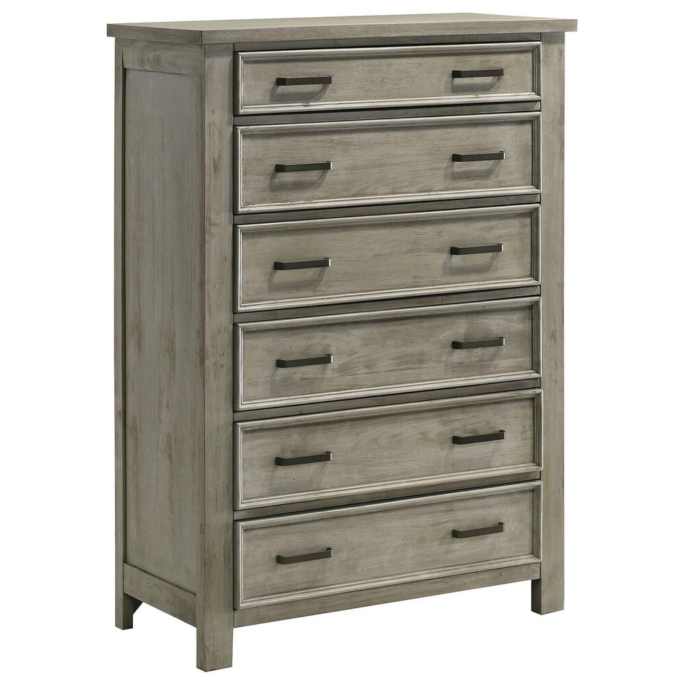 Mayberry Hill Sullivan 6-Drawer Chest in Drift Grey, , large