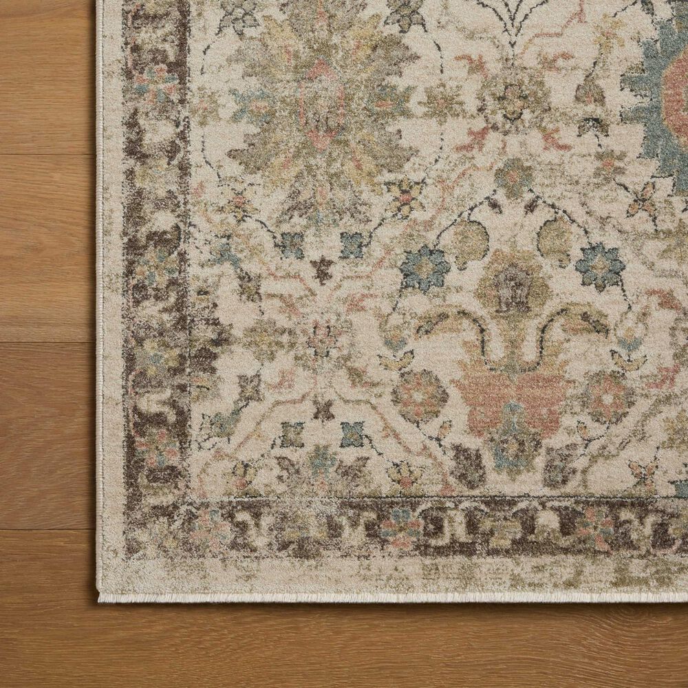 Loloi Briar Ivory and Multicolor 7'10" x 10' Area Rug, , large