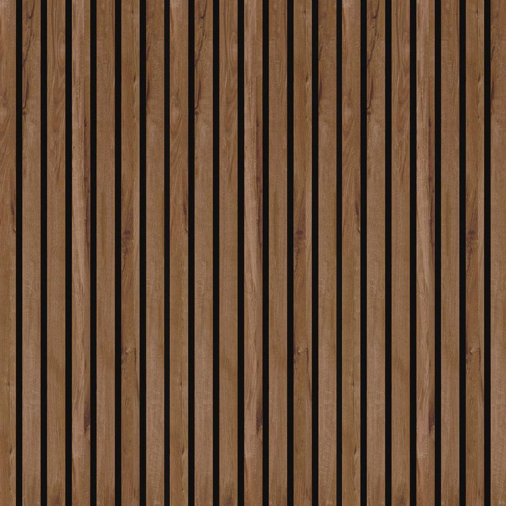 Paramount Castle Oak and Black 11.8" x 109" Wall Panel, , large