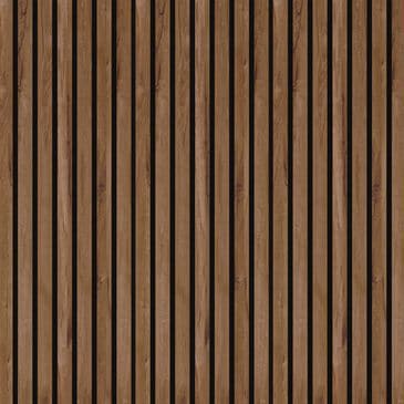 Paramount Castle Oak and Black 11.8" x 109" Wall Panel, , large