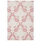 Safavieh Micro-Loop 4" x 6" Pink and Beige Area Rug, , large