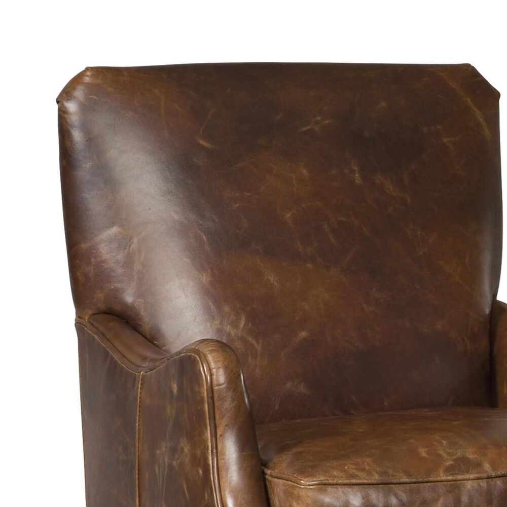 Hooker Furniture Imperial Empire Home Office Chair in Natchez Brown, , large