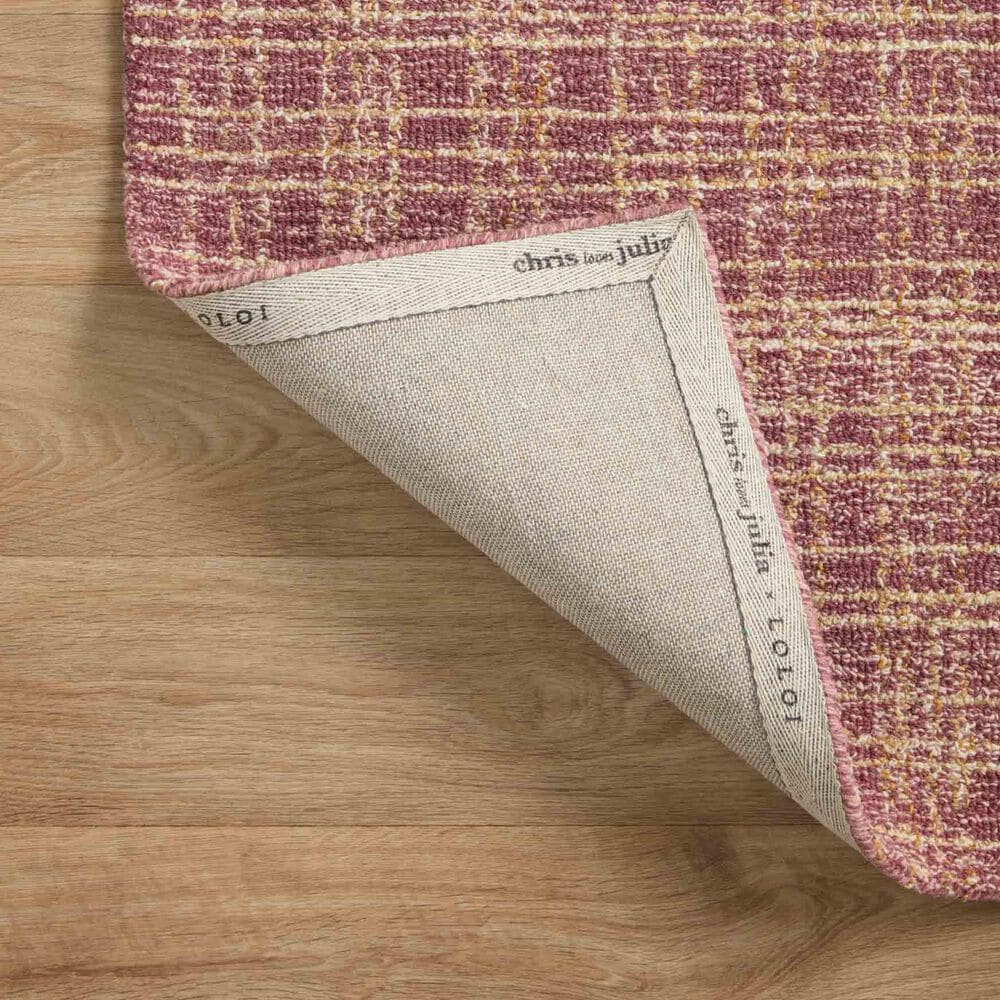 Chris Loves Julia x Loloi Polly 2&#39; x 5&#39; Berry and Natural, , large