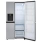 LG 22.5 Cu. Ft. Side-By-Side Counter-Depth Refrigerator in PrintProof Stainless Steel, , large