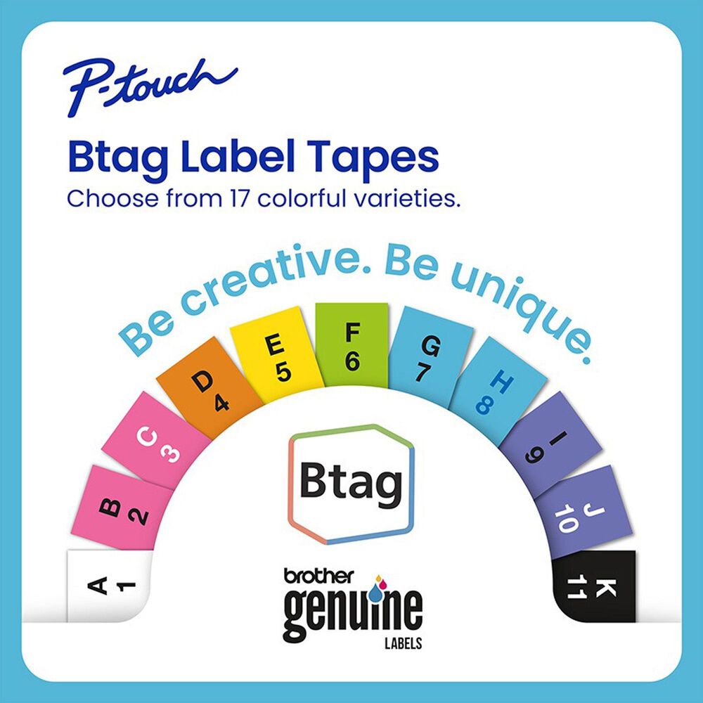 Brother Personal Connected Label Maker in White and Blue, , large