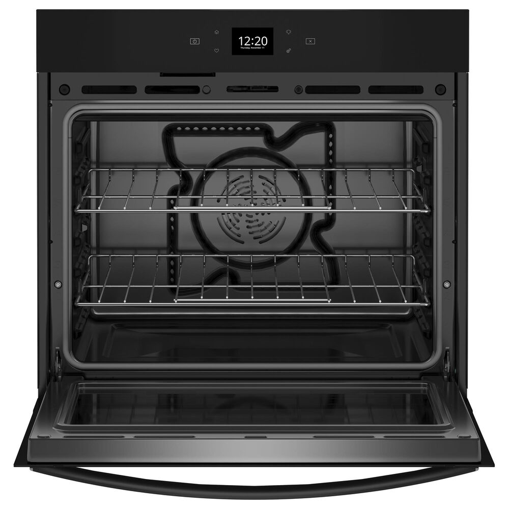 Whirlpool 30&quot; Smart Built-In Single Electric Wall Oven with Air Fry in Black, , large