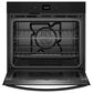 Whirlpool 30" Smart Built-In Single Electric Wall Oven with Air Fry in Black, , large