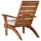Linon Home Decor Rockport Patio Arm Chair with Natural Frame in Beige, , large
