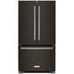 KitchenAid 25 Cu. Ft. 36" Wide Standard Depth French Door Refrigerator with Interior Dispense in Black Stainless, , large