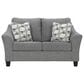 Ashley Mathonia Loveseat in Smoke, , large