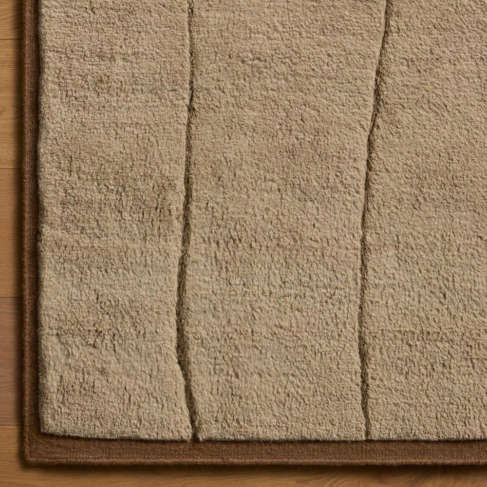 Loloi Bracken Bark and Taupe 4' x 6' Area Rug, , large