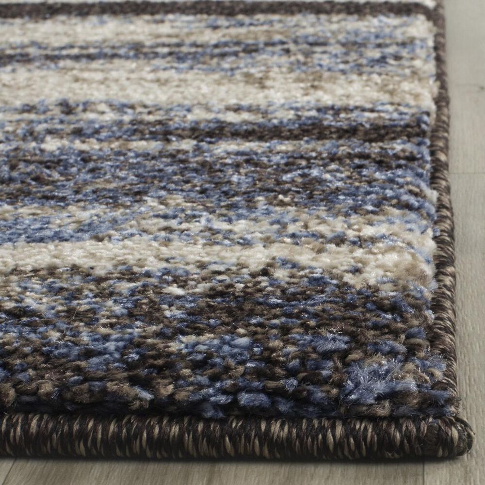 Safavieh Retro RET2138-1165 2&#39;6&quot; x 4&#39; Cream and Blue Runner, , large