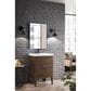 James Martin Vanities Linden 24" Single Bathroom Vanity in Mid Century Walnut with 5 cm White Glossy Resin Top and Rectangular Sink, , large