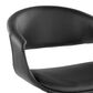 Lumisource Curvo Task Chair with Black Cushion in Gold, , large