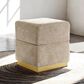 Furniture of America Krysten Storage Ottoman in Silver Gray, , large