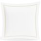 Ann Gish Ready-to-Bed 2.0 Cotton with Trim Euro Sham in White and Pumice, , large