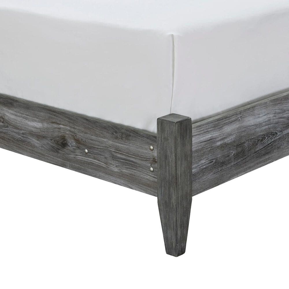 Ashley Baystorm Full LED Panel Bed in Smoke Gray, , large