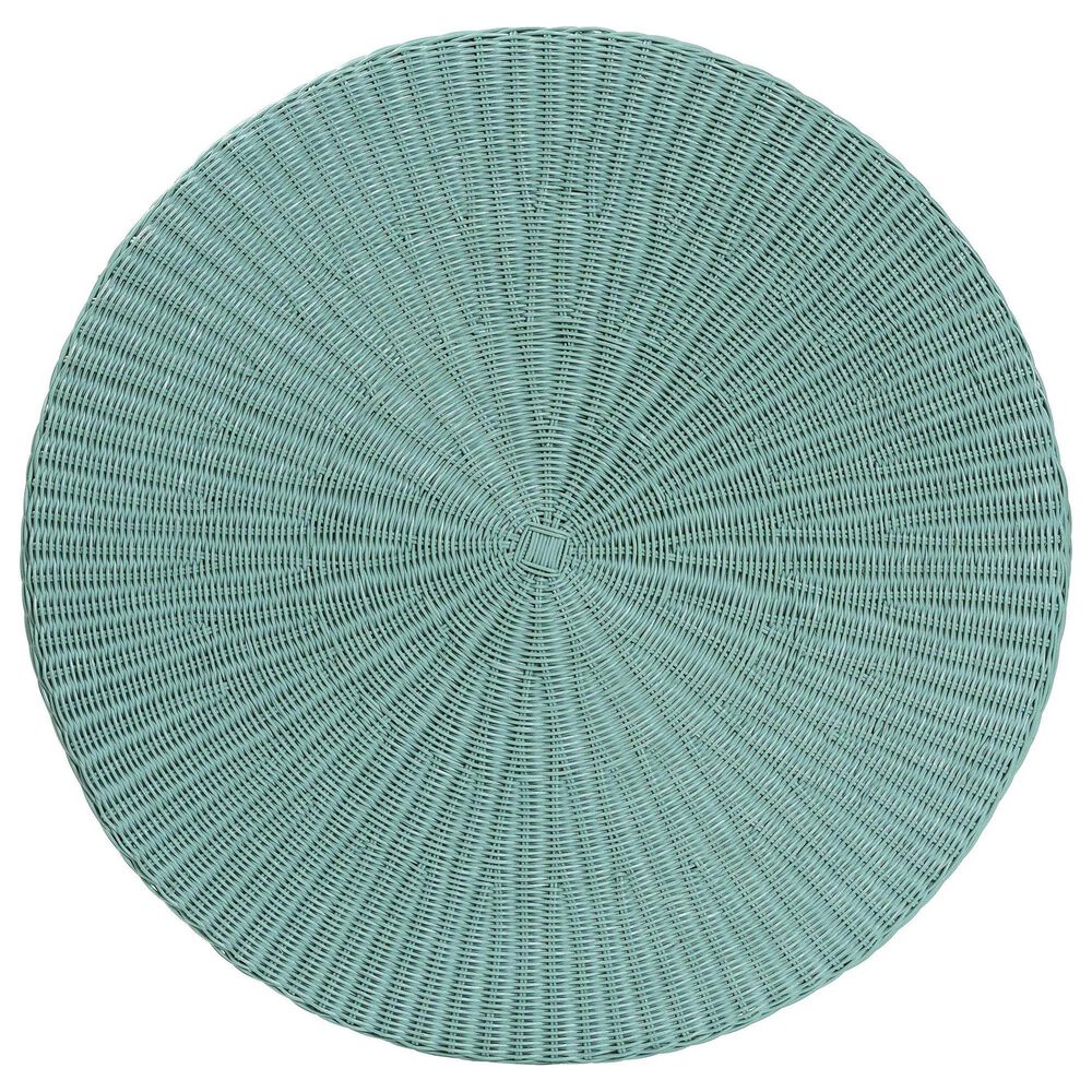 Baxton Studio Palm Coffee Table in Seafoam Green, , large