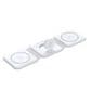 Pom Gear Magstation 3-In-1 Foldable Wireless Charging Pad in White, , large