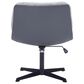 Impressions Vanity Alicia Vanity Chair with White Tweed Cushion in Black, , large