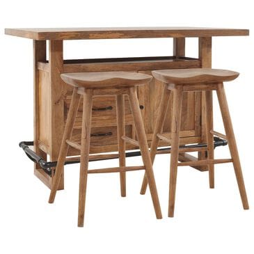 Artisan Conner 3-Piece Bar Set in Natural and Matte Black, , large
