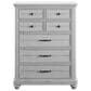Emerald Home Furnishings New Haven 7-Drawer Chest in Oyster Shell, , large