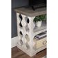 Ashley Havalance Console Sofa Table in Weathered Gray and Vintage White, , large