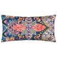 Levtex Bertelli 12" x 24" Lumbar Throw Pillow in Navy, Ochre, Pink and Green, , large