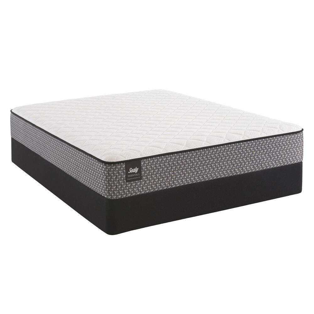 Sealy Response Essentials Fritz Cushion Firm Queen Mattress with High Profile Box Spring, , large