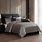 Hallmart Collectibles Shirley 8-Piece Queen Comforter Set in Silver, , large