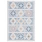Safavieh Sarasota 5"3" x 7"7" Light Blue and Grey Indoor/Outdoor Area Rug, , large