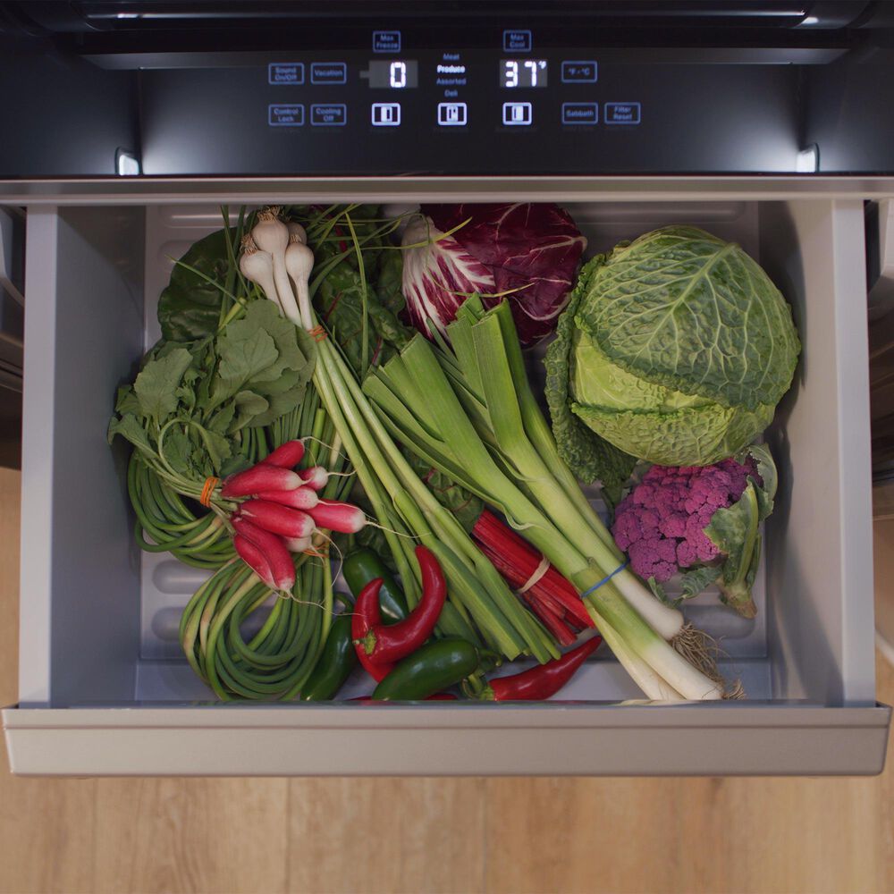 KitchenAid 30 Cu. Ft. Built-In Side-by-Side Refrigerator with Platinum Interior in Juniper, , large