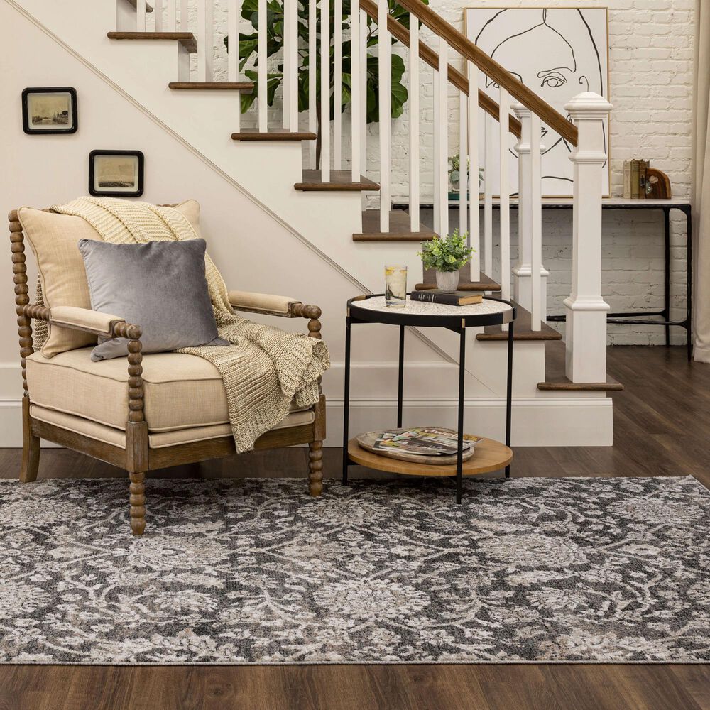 Mohawk Whimsy R1198 Grey 5'3" x 8' Area Rug, , large