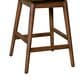 Armen Living Elias 30" Swivel Bar Stool in Chestnut, , large