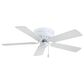 Minka-Aire Mesa 42" Flush Mount Ceiling Fan in White, , large
