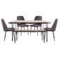 Waltham Nature"s Edge and Maddox 6-Piece Rectangle Dinning Set in Chestnut, , large