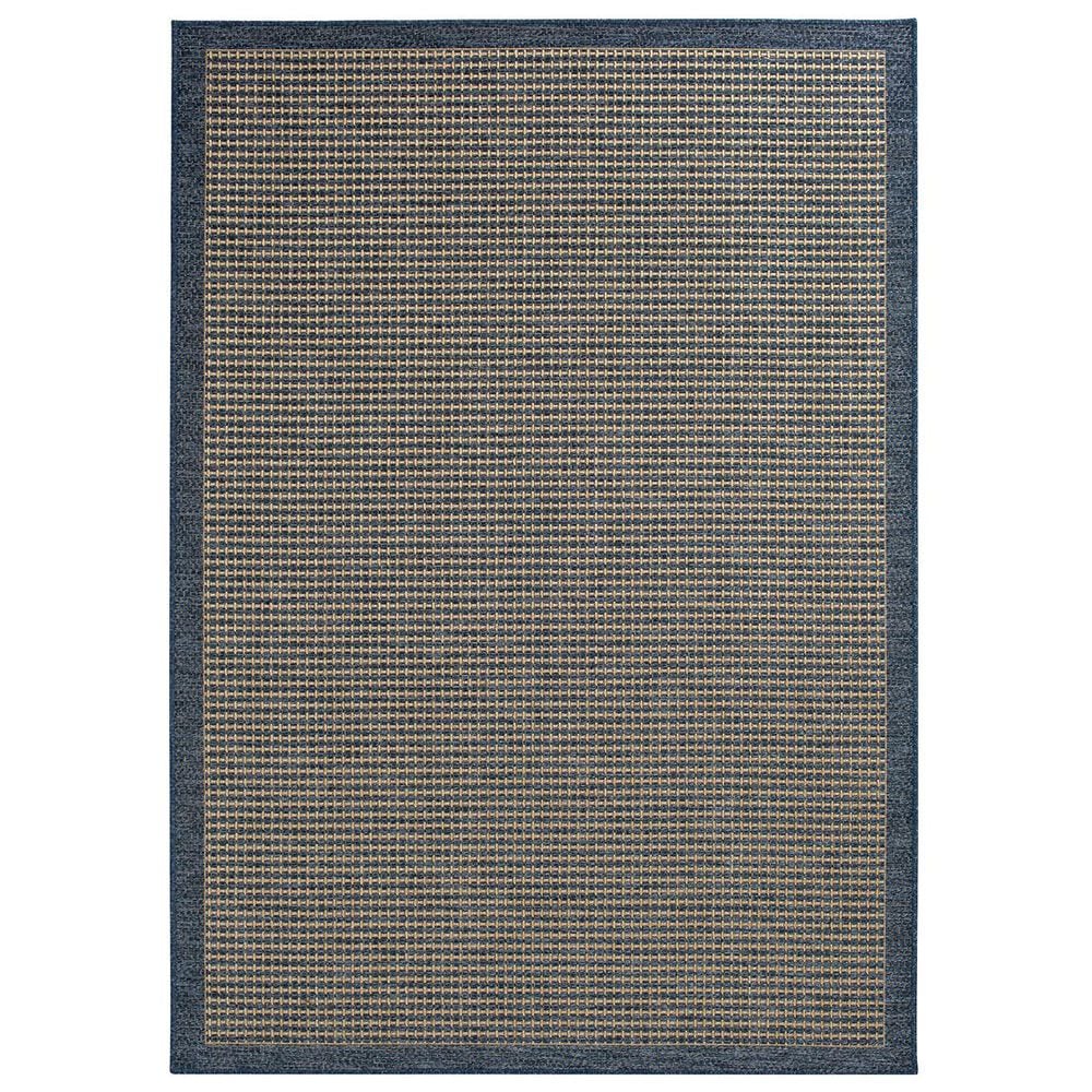 Trisha Yearwood Rug Collection Gather Avola 6"7" x 9"6" Cobalt and Natural Area Performance Rug, , large