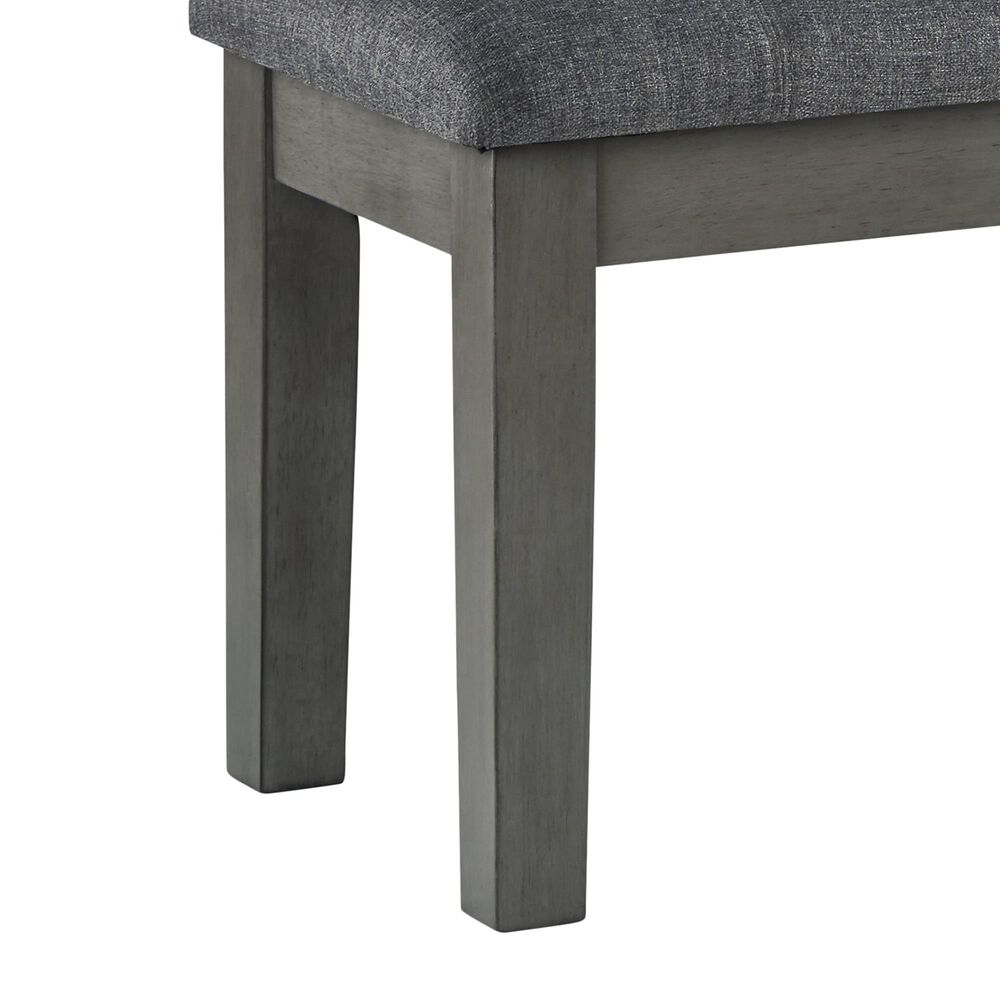 Ashley Hallanden 50&quot; Dining Bench in Antiqued Gray, , large