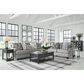 Ashley Davinca Stationary Loveseat in Charcoal, , large