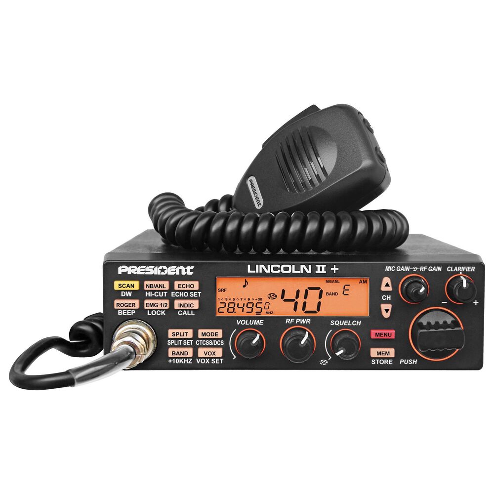 President Electronics Lincoln Ii+ 10 Meter Ham Radio, , large