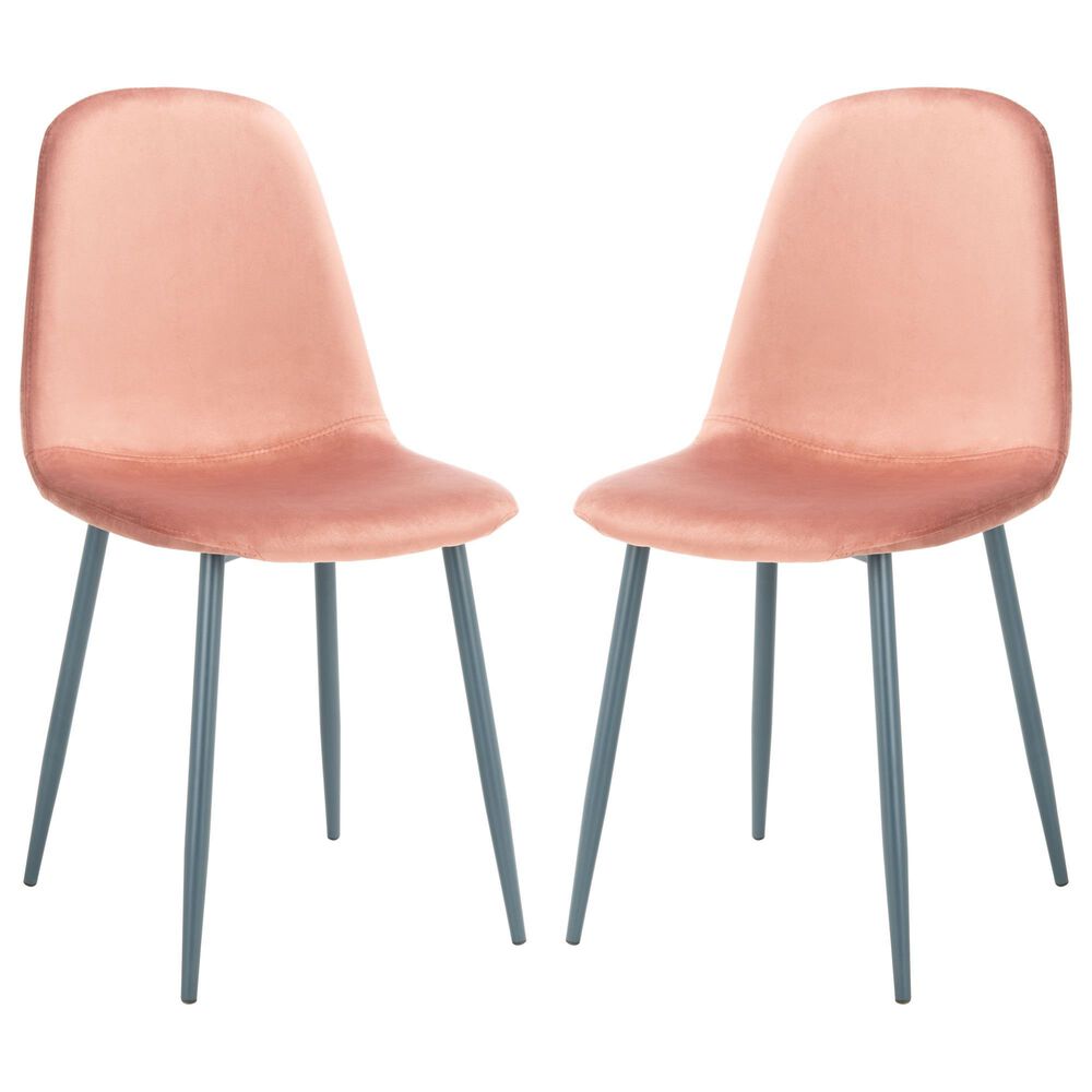 Safavieh Mila Dining Chair in Pink (Set of 2), , large
