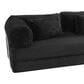 Jaxx Unsofa Stationary Sofa in Black, , large