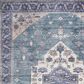 Nourison Grand Washables 7"10" x 9"10" Teal and Blue Area Rug, , large