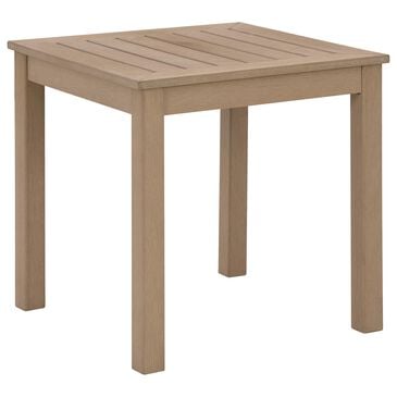 Ashley Hallow Creek Outdoor End Table in Driftwood, , large